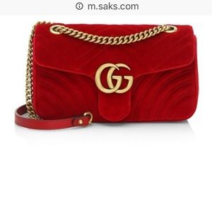 GuCci Ted velvet bag